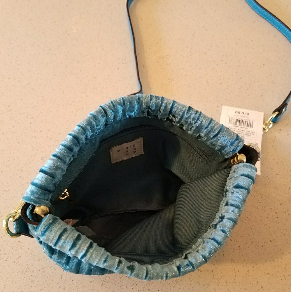 Teal mini crossbody - Picture 3 of 4